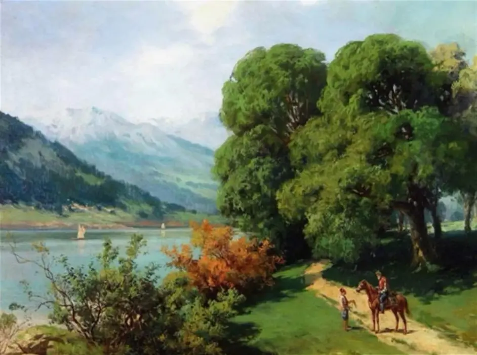 Hoca Ali Rıza'nın Göl Kenarı adlı eseri