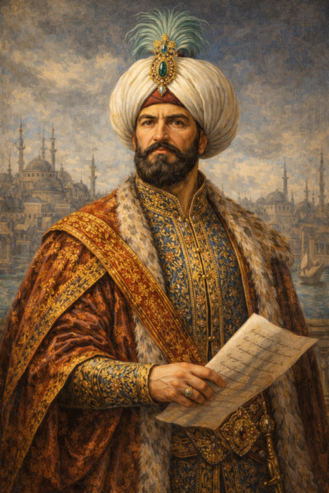 Pargalı İbrahim Paşa tasviri